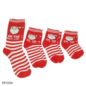 Red & White Stripe - On The Nice List