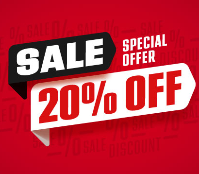 20 Percent Off Sale